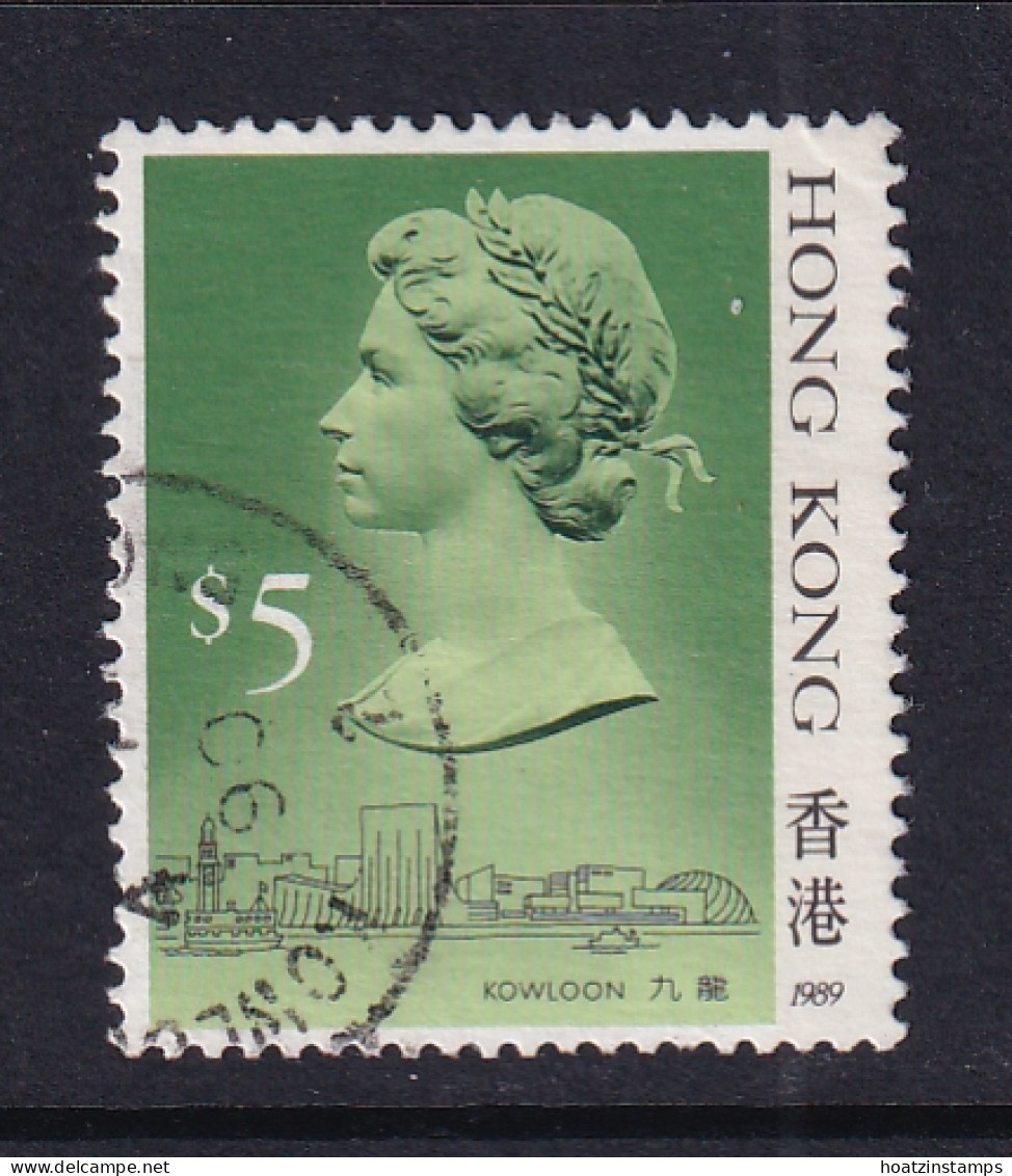 Hong Kong: 1989/91   QE II     SG612      $5   [Imprint Date: '1989']    Used - Gebruikt