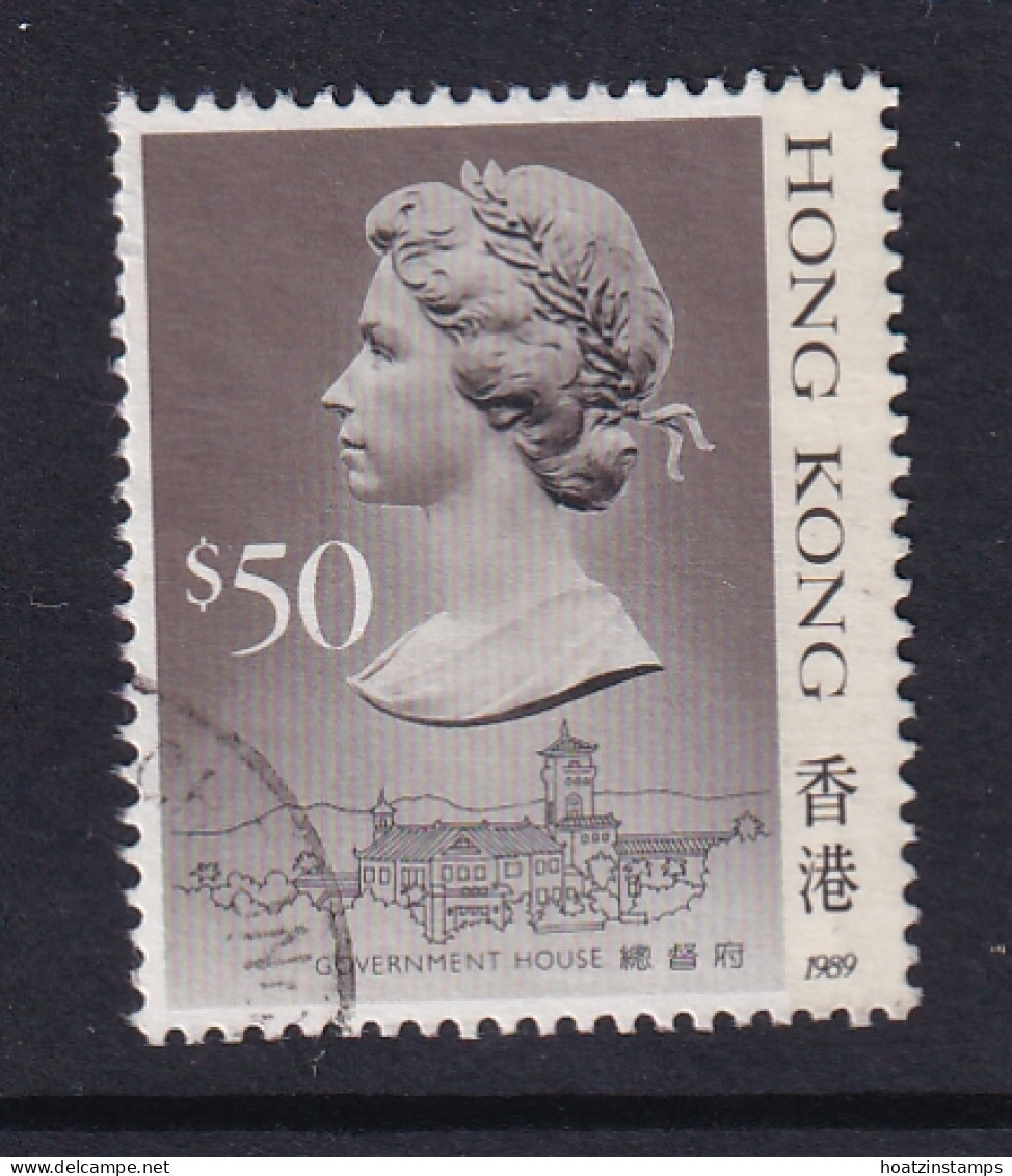 Hong Kong: 1989/91   QE II     SG615      $50   [Imprint Date: '1989']    Used  - Used Stamps