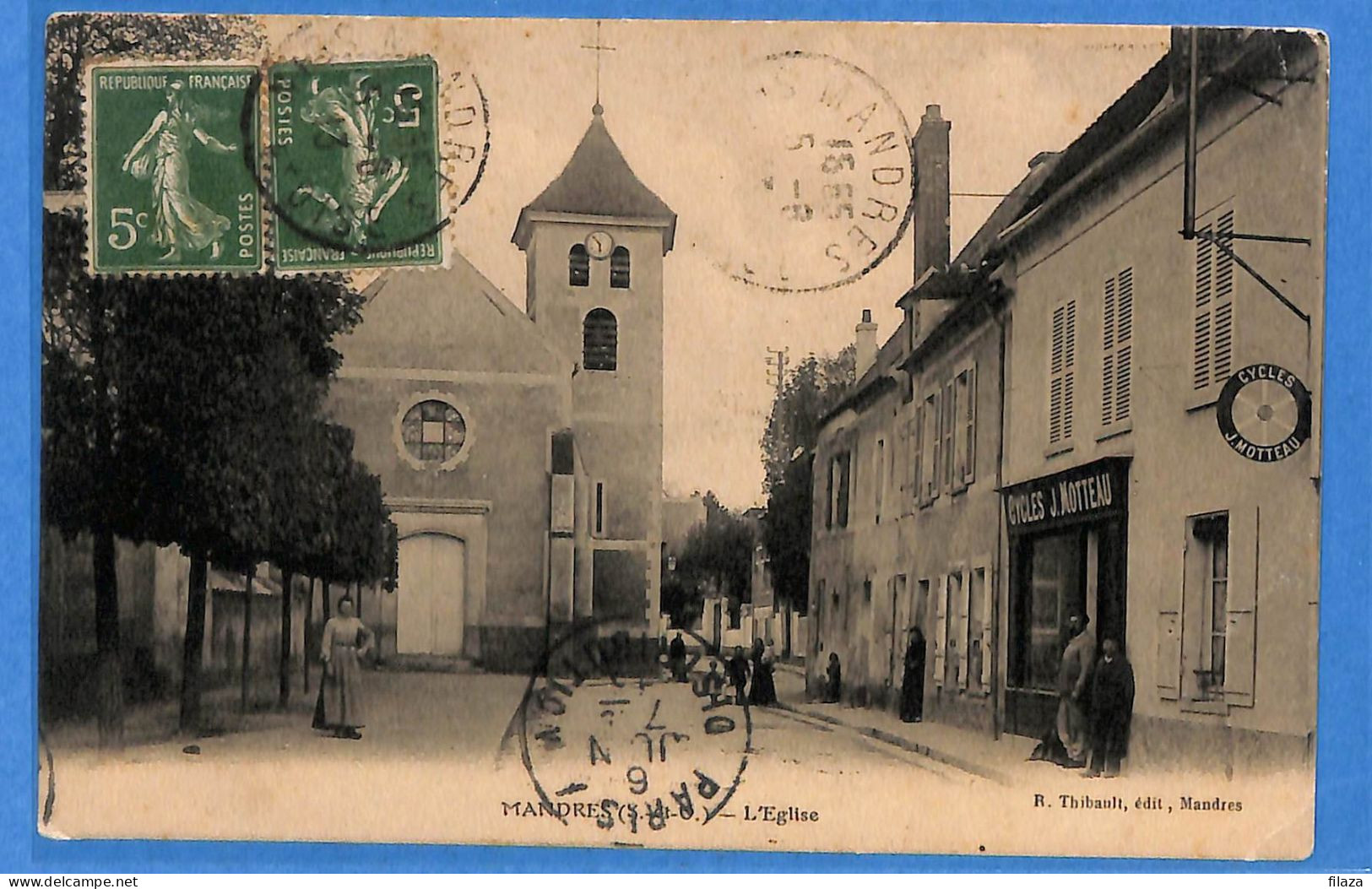 94 - Val De Marne - Mandres - L'Eglise (N14515) - Mandres Les Roses