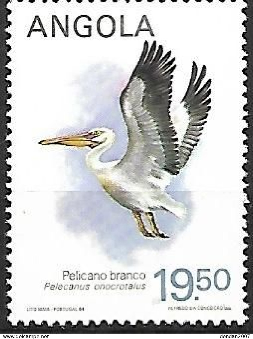 Angola - MNH ** 1984 :  Great White Pelican -   Pelecanus Onocrotalus - Pélicans