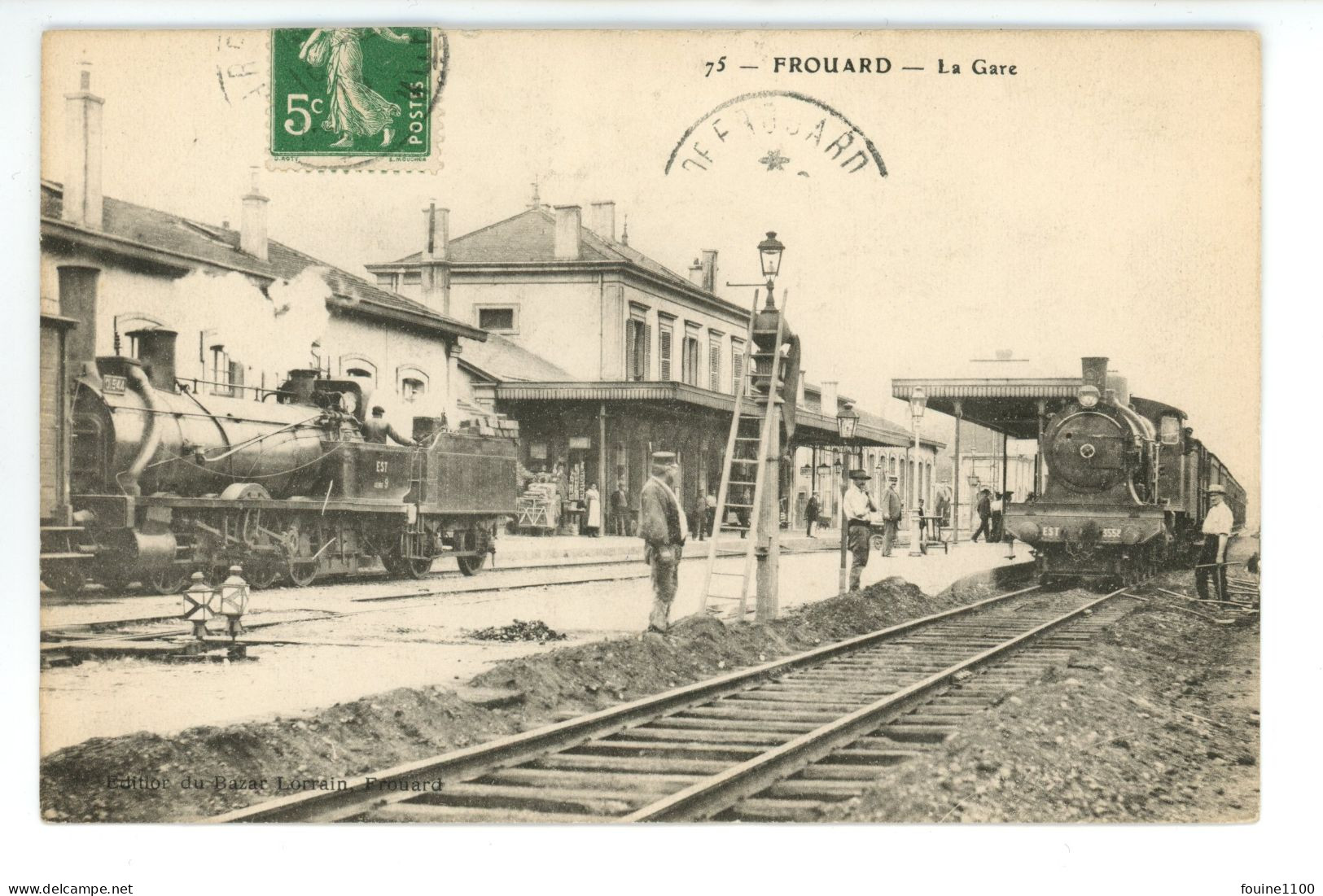 FROUARD La Gare ( Train / Locomotive ) - Frouard