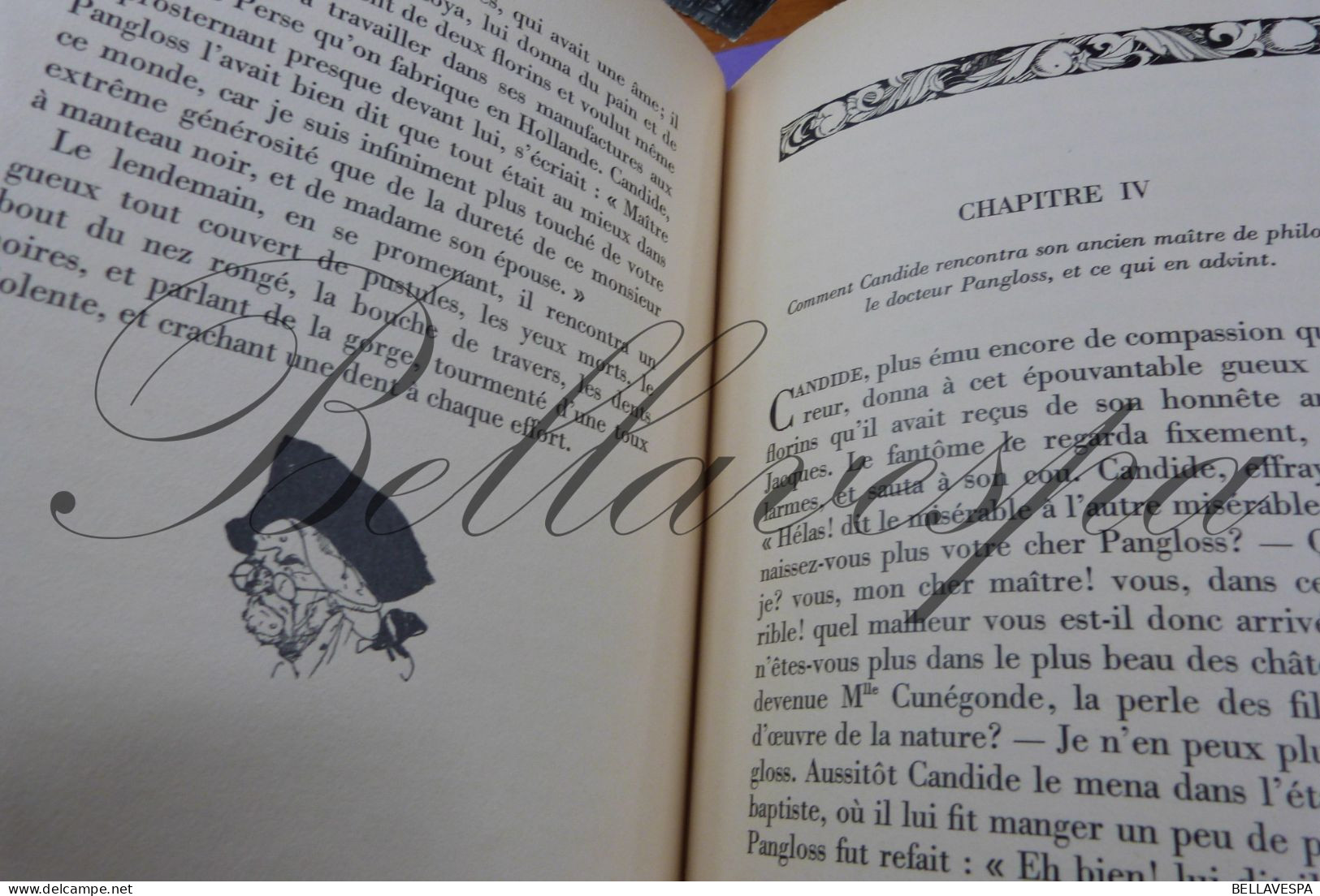 CANDIDE  l’Optimisme  Voltaire Illustrations de BRUNELLESCHI Librairie Gibert Jeune Paris  deuxieme tirage N° 709/2000