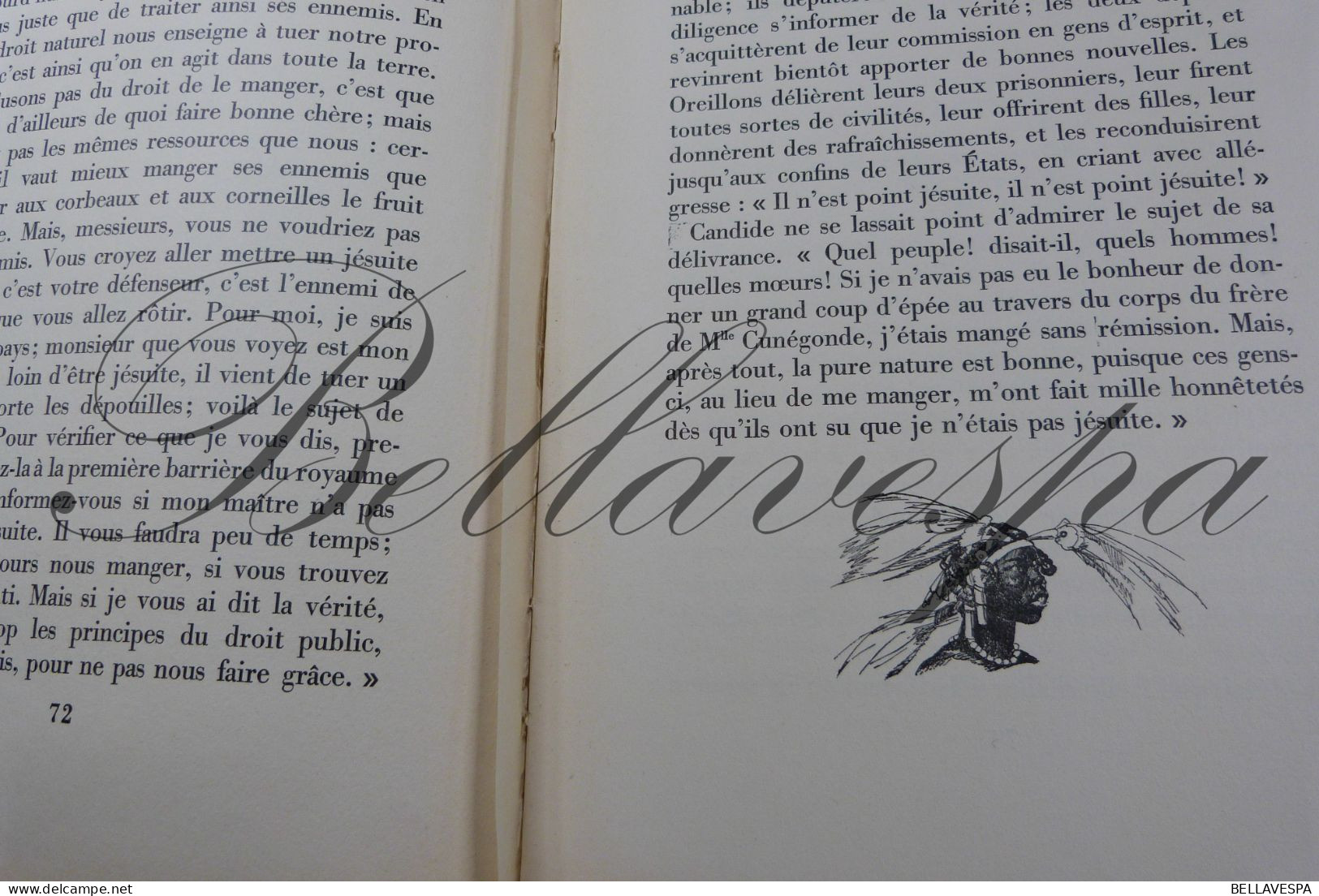 CANDIDE  l’Optimisme  Voltaire Illustrations de BRUNELLESCHI Librairie Gibert Jeune Paris  deuxieme tirage N° 709/2000