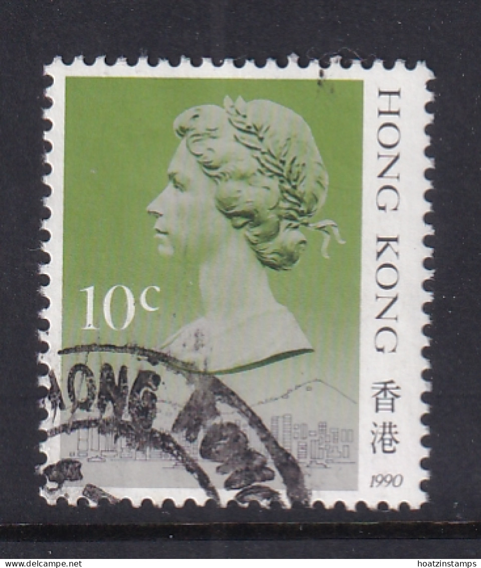 Hong Kong: 1989/91   QE II     SG600      10c   [Imprint Date: '1990']    Used - Used Stamps