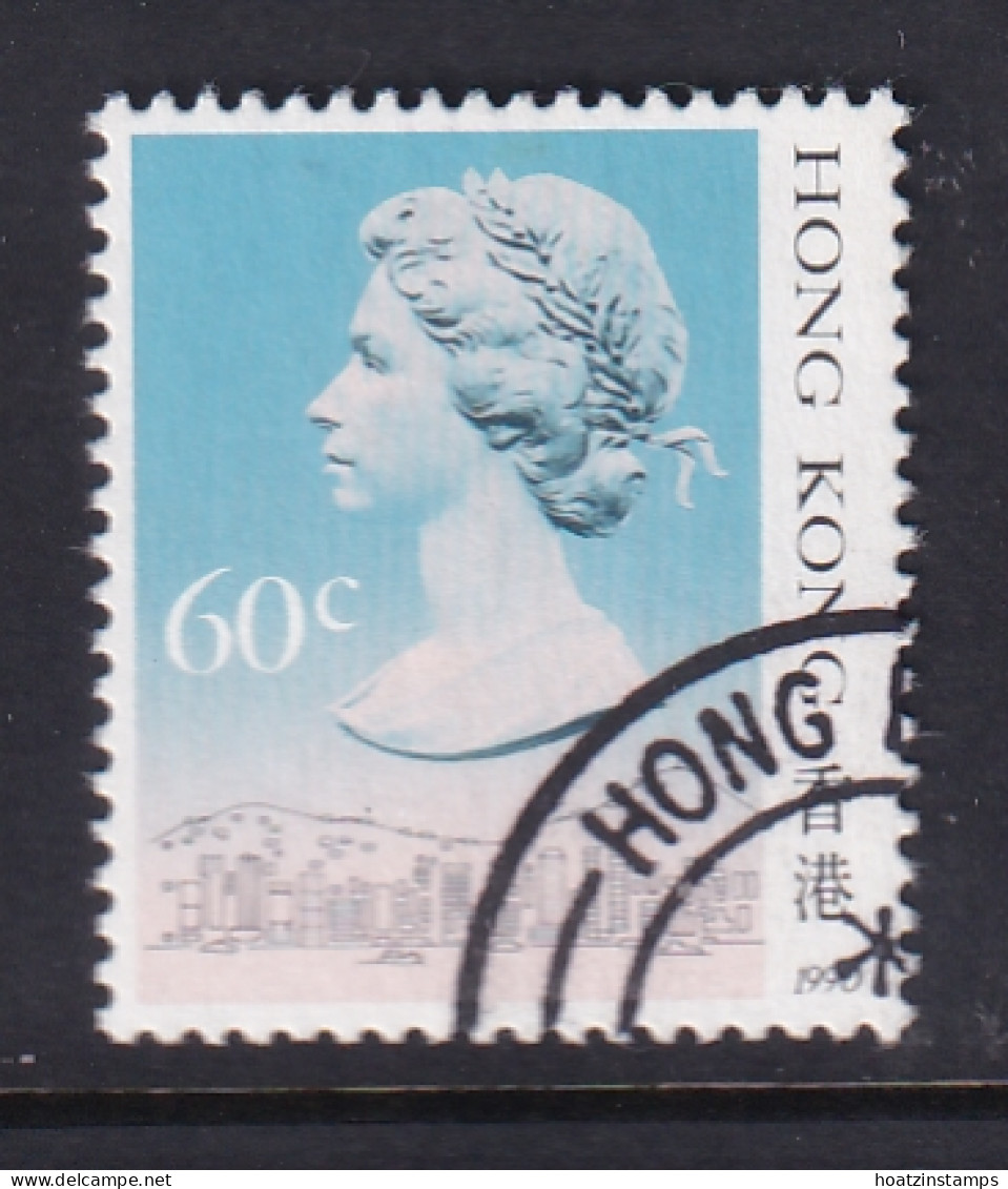 Hong Kong: 1989/91   QE II     SG603      60c  [Imprint Date: '1990']    Used - Usati