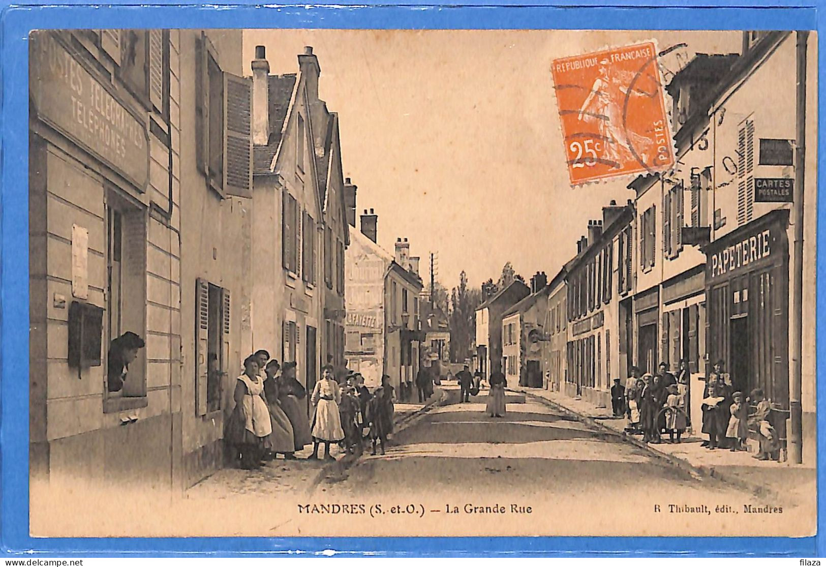 94 - Val De Marne - Mandres - La Grande Rue (N14526) - Mandres Les Roses