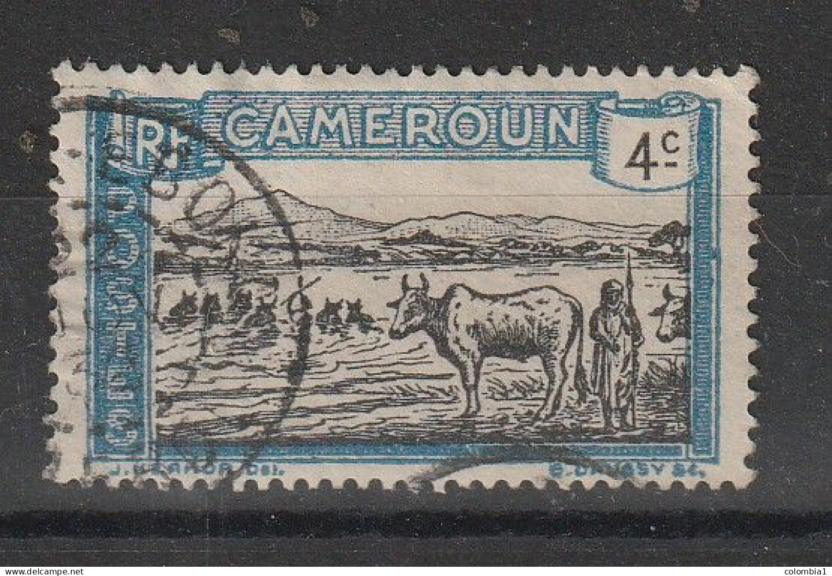 CAMEROUN YT 108  EBOLOWA 22 Novembre 1933 - Used Stamps