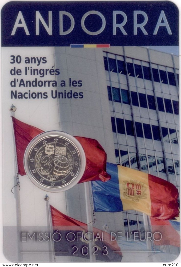 ANDORRA / ANDORRE 2 Euro 2023 - United Nations - Andorra