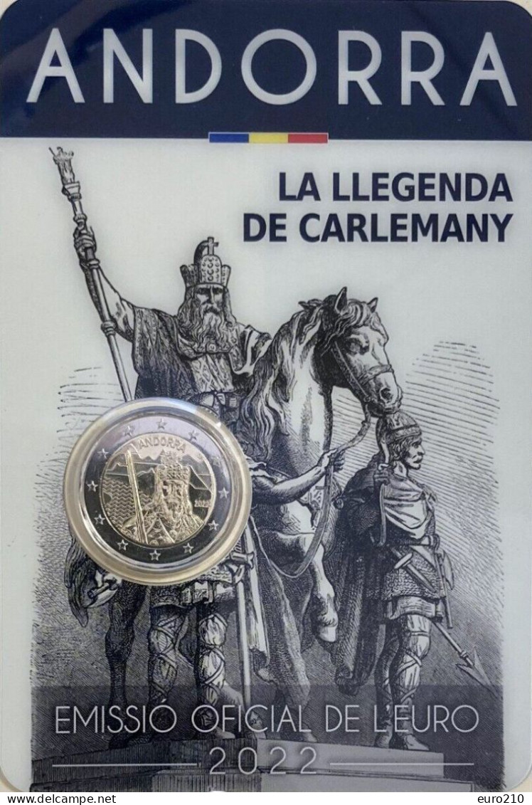 ANDORRA / ANDORRE 2 Euro 2022 - The Legend Of Charlemagne - Andorra