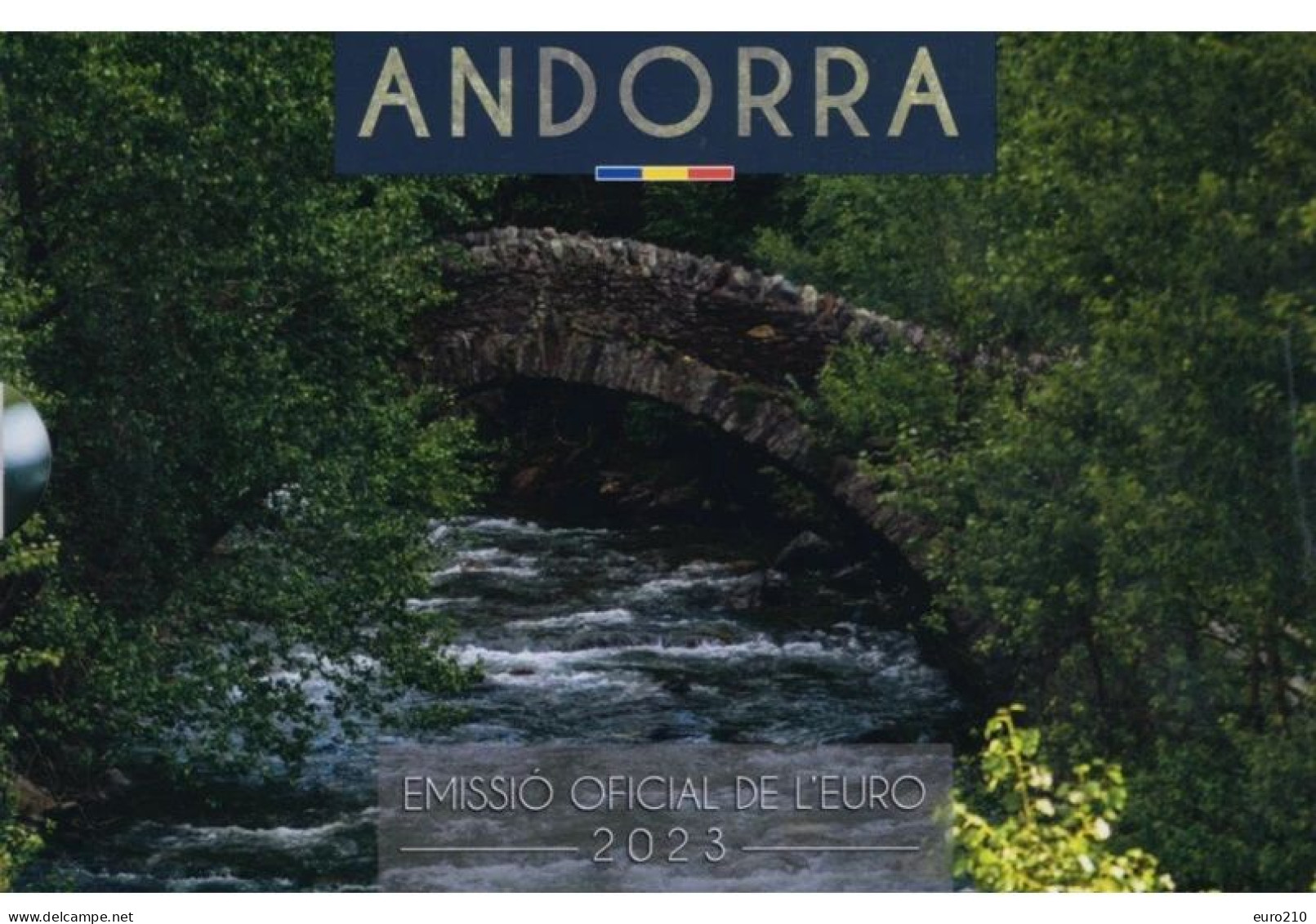 ANDORRA / ANDORRE 2 X 1.25 Euro 2023 - Grouse + Anthony Bridge - Andorra