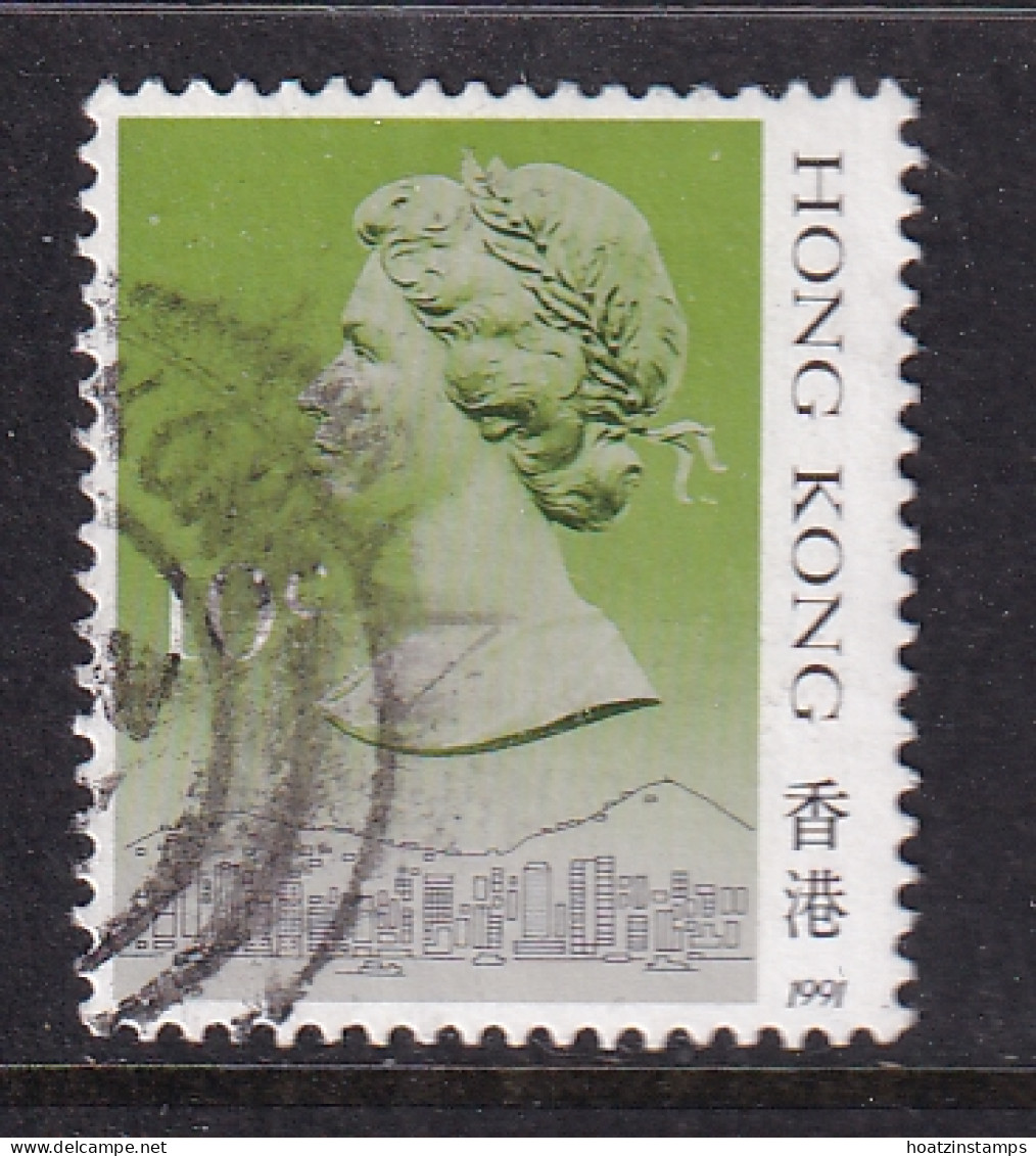 Hong Kong: 1989/91   QE II     SG600      10c   [Imprint Date: '1991']    Used - Gebraucht