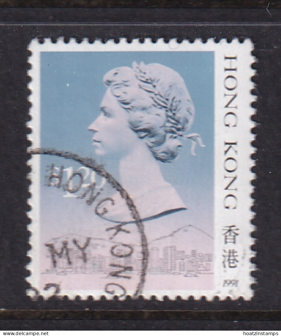 Hong Kong: 1989/91   QE II     SG607a      $1.20   [Imprint Date: '1991']    Used - Usados