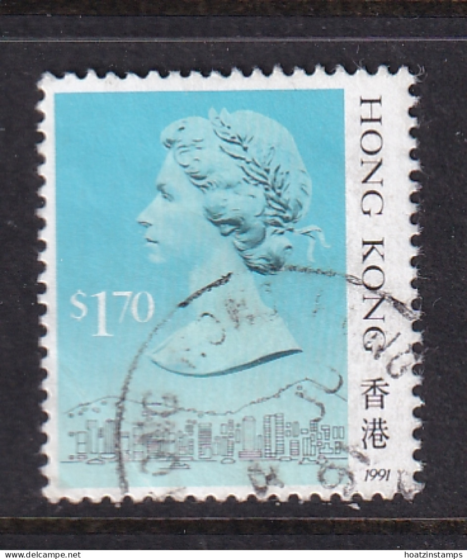 Hong Kong: 1989/91   QE II     SG609a     $1.70  [Imprint Date: '1991']    Used - Gebraucht