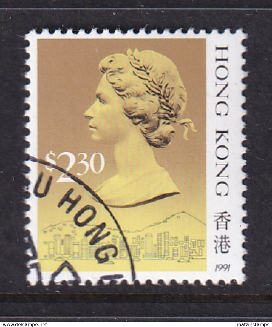 Hong Kong: 1989/91   QE II     SG611a      $2.30   [Imprint Date: '1991']    Used - Gebruikt