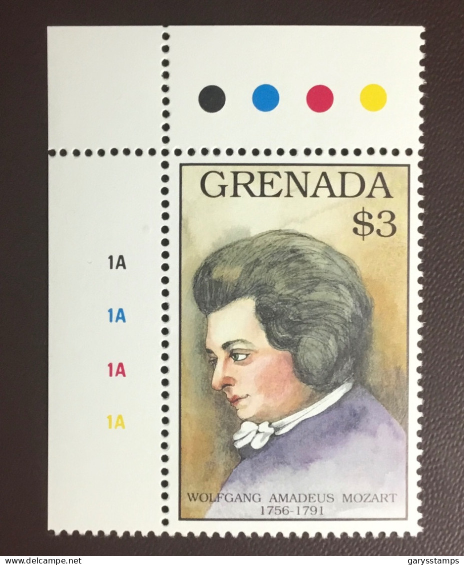 Grenada 1992 Mozart Bicentenary MNH - Grenade (1974-...)