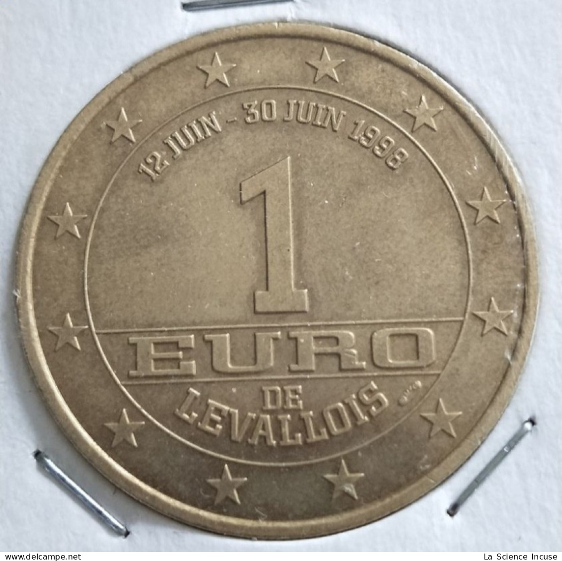 1€ De LEVALLOIS PERRET 1998 - Euro Der Städte