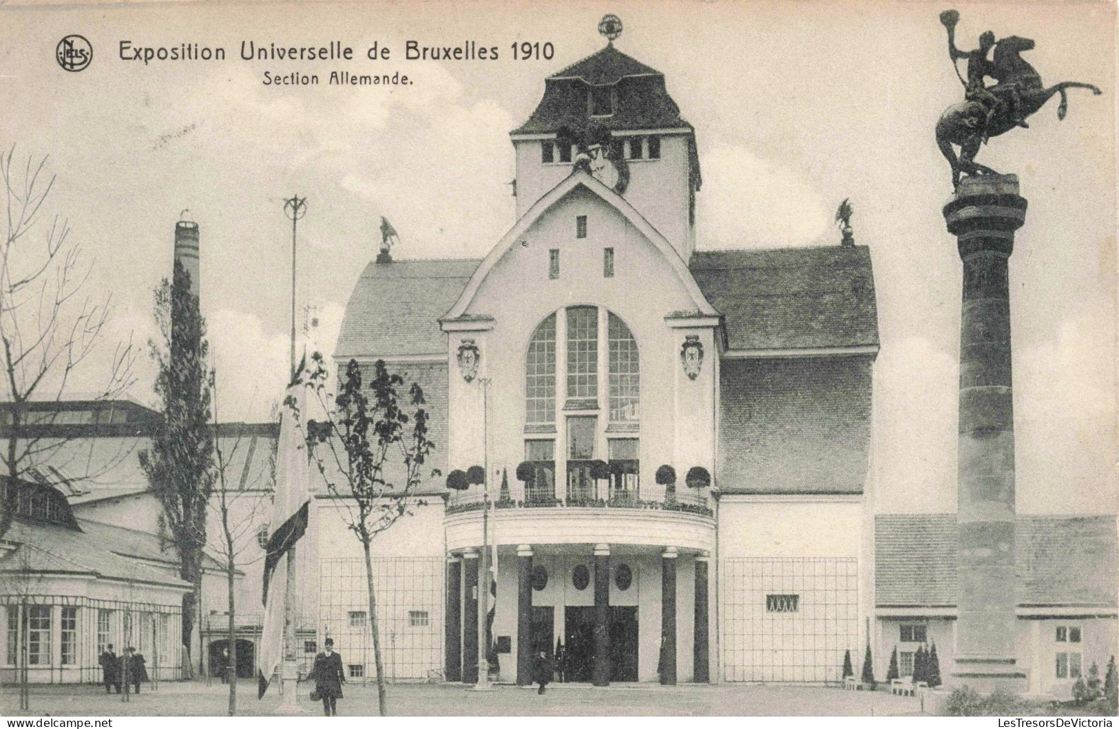 BELGIQUE - Bruxelles - Exposition Universelle De Bruxelles 1910 - Section Allemande - Carte Postale Ancienne - Expositions Universelles