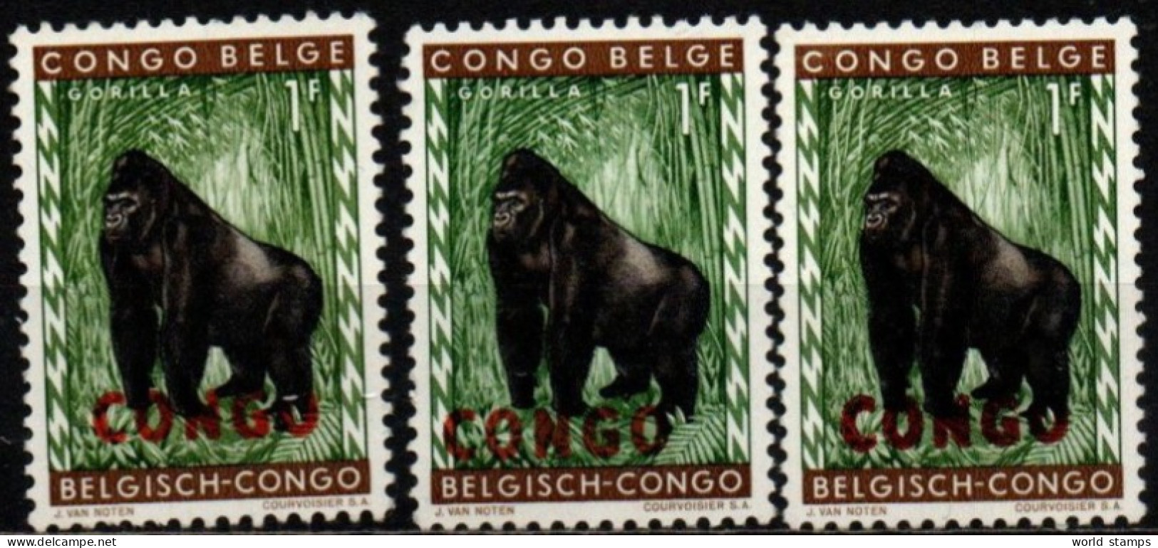 CONGO 1960 ** VARIETE' - Ongebruikt