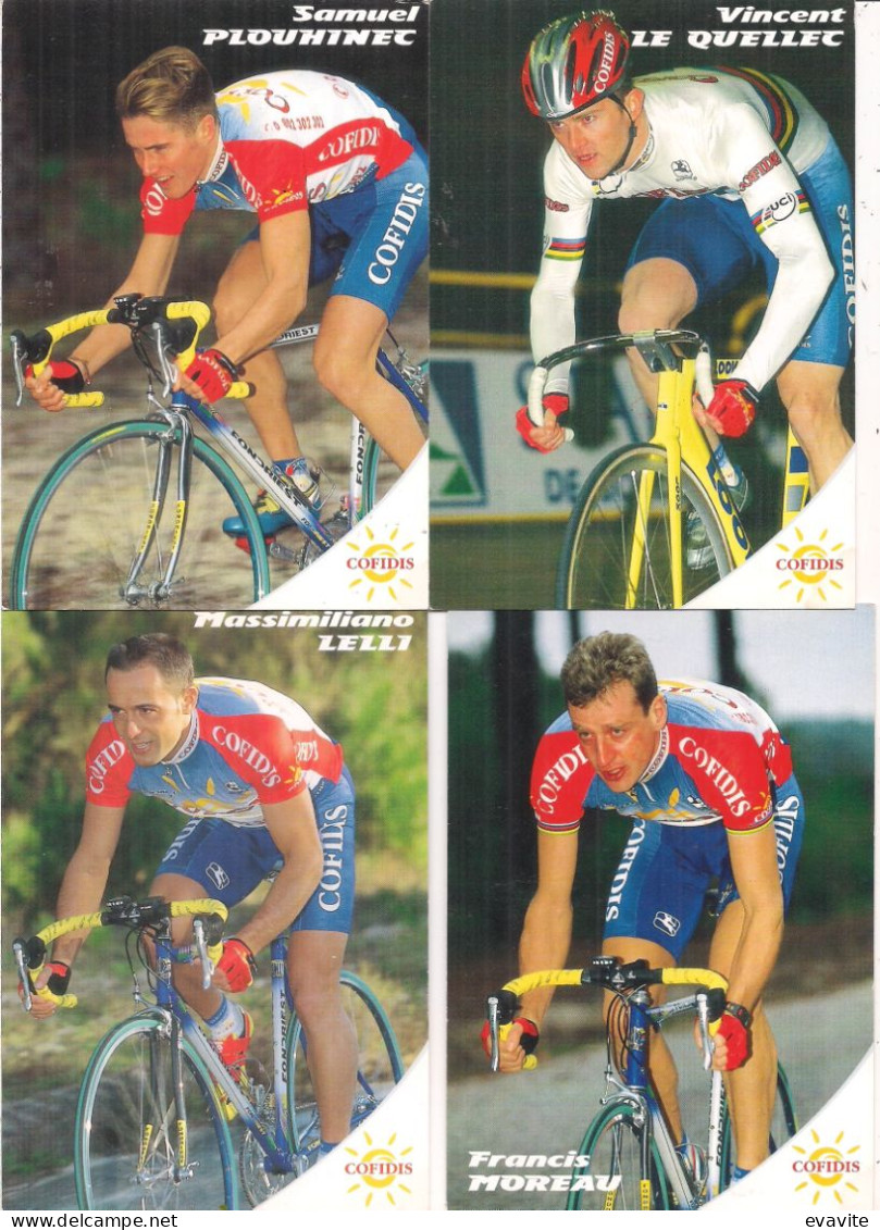 Lot Complet De 25 Cartes Cofidis Tour De France 1998 -   Voir Scan Pour Détails... - Cyclisme