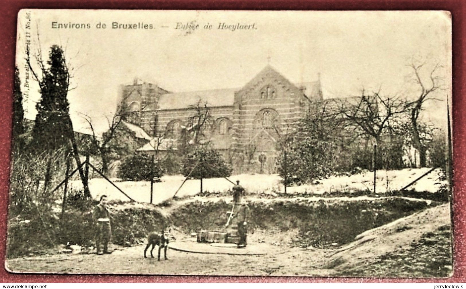 HOEILAART - HOEYLAERT -  De Kerk   -  L' Eglise   -   1903  - - Hoeilaart