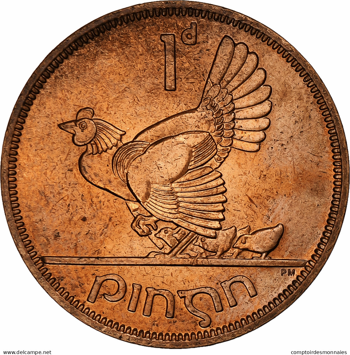 République D'Irlande, Penny, 1968, Bronze, SPL, KM:11 - Ireland