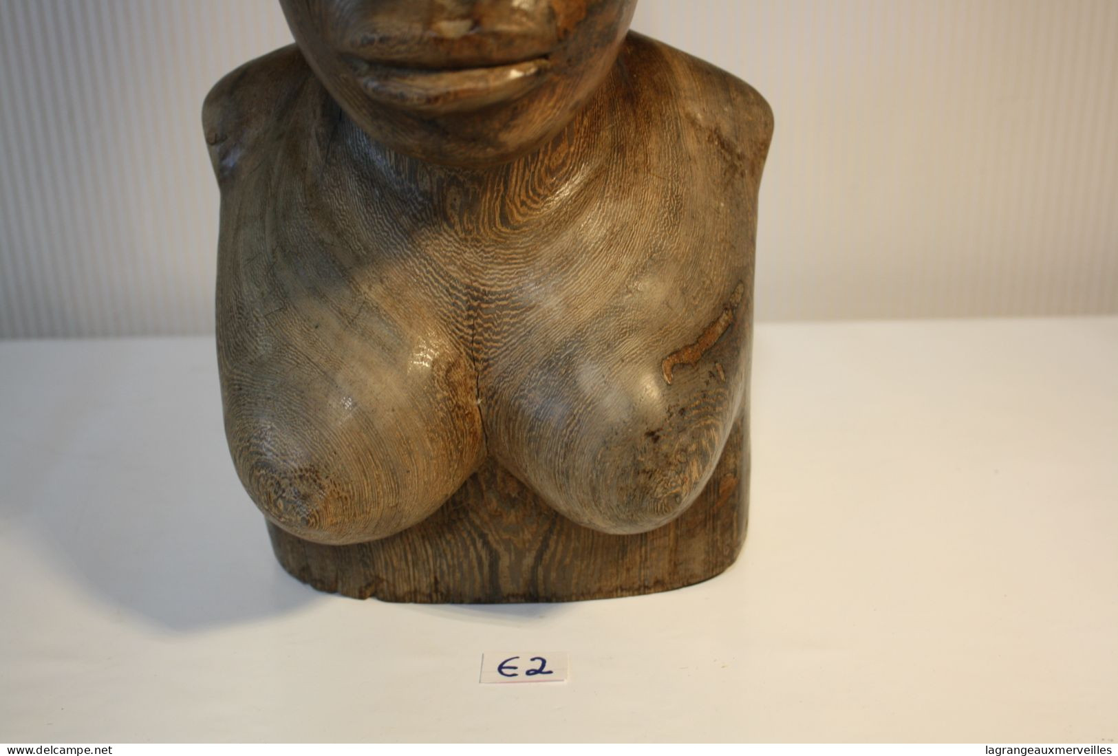 E1 Buste Africain - Negresse - Zoulou - Objet Ethnique - Afrikanische Kunst