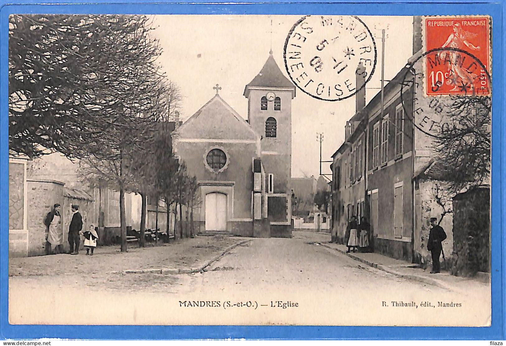 94 - Val De Marne - Mandres - L'Eglise (N14546) - Mandres Les Roses