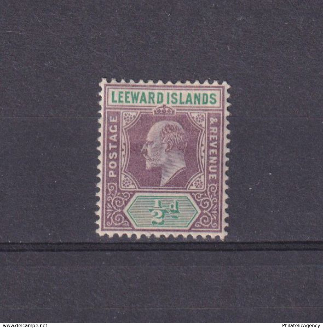 LEEWARD ISLANDS 1902, SG# 20, King Edward VII, MH - Leeward  Islands