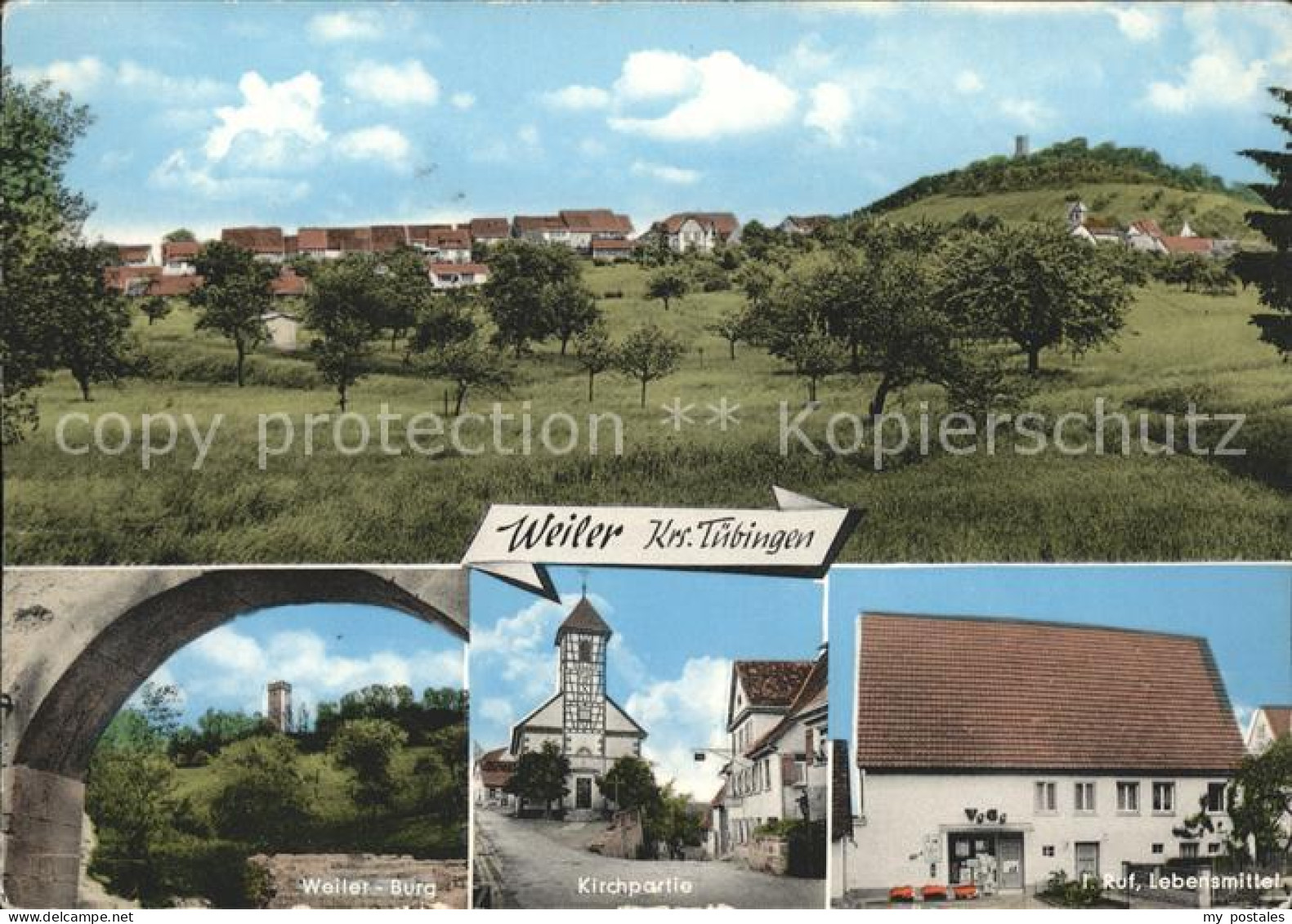 41582877 Weiler Rottenburg Kirche U.I.Ruf-Lebensmittelgeschaeft Rottenburg Am Ne - Rottenburg