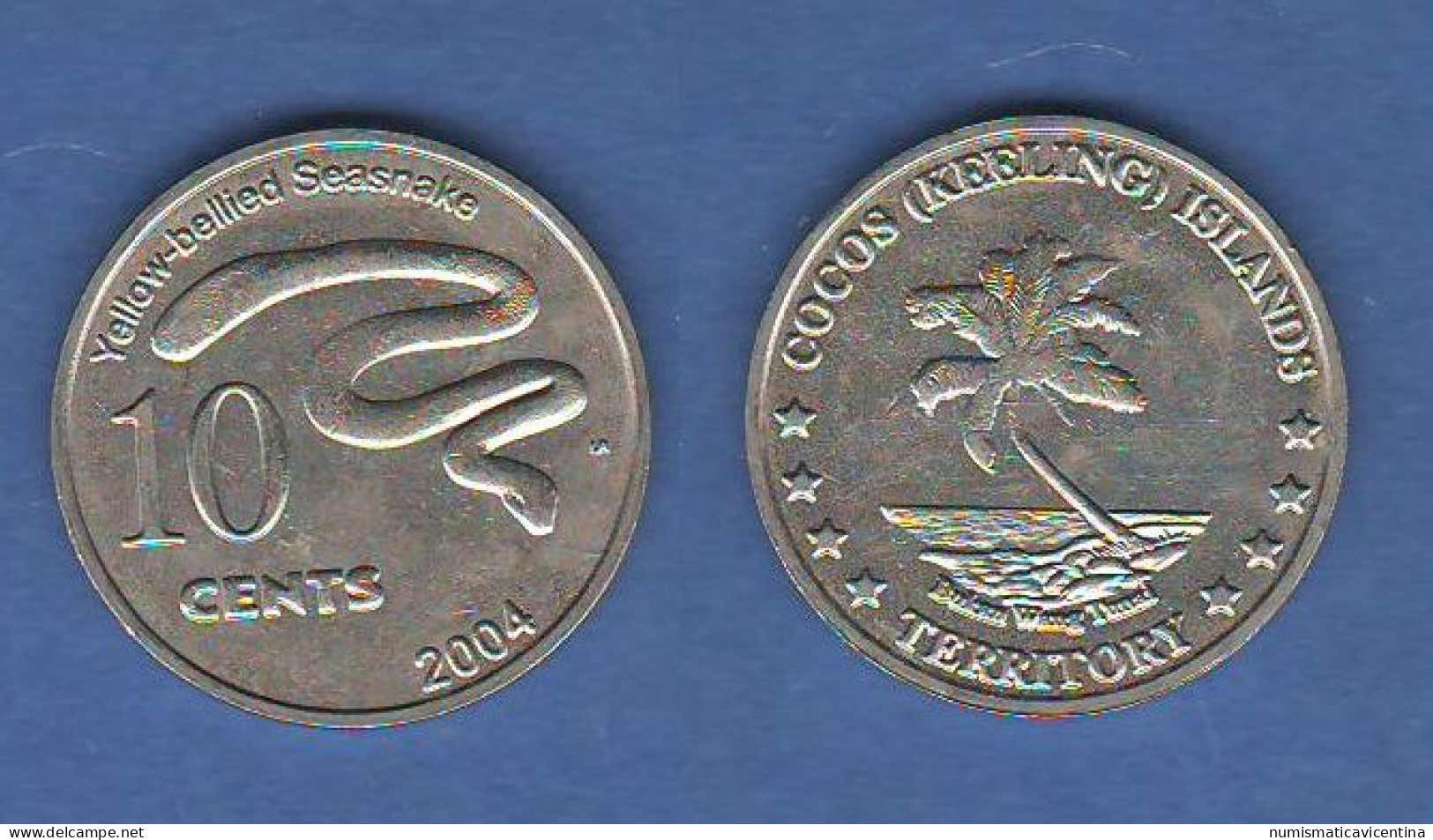 Cocos Keeling Islands 10 Cents 2004 Fictional Currency - Maleisië