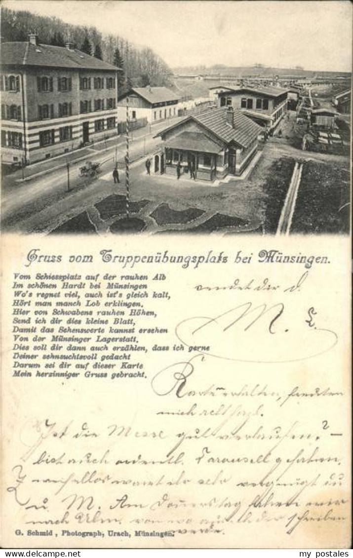 41582668 Muensingen Truppenuebungsplatz Mit Lager Muensingen - Muensingen