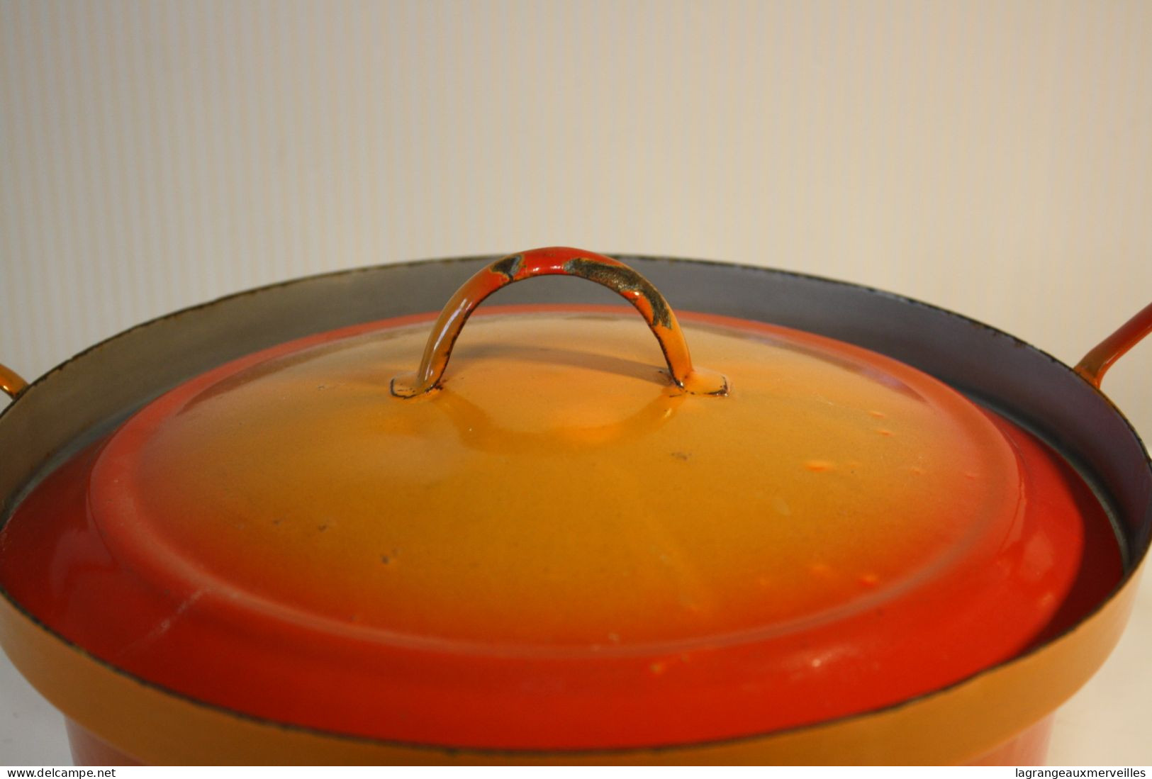 E2 Casserole Orange - Vintage - Auberge - Cazuelas