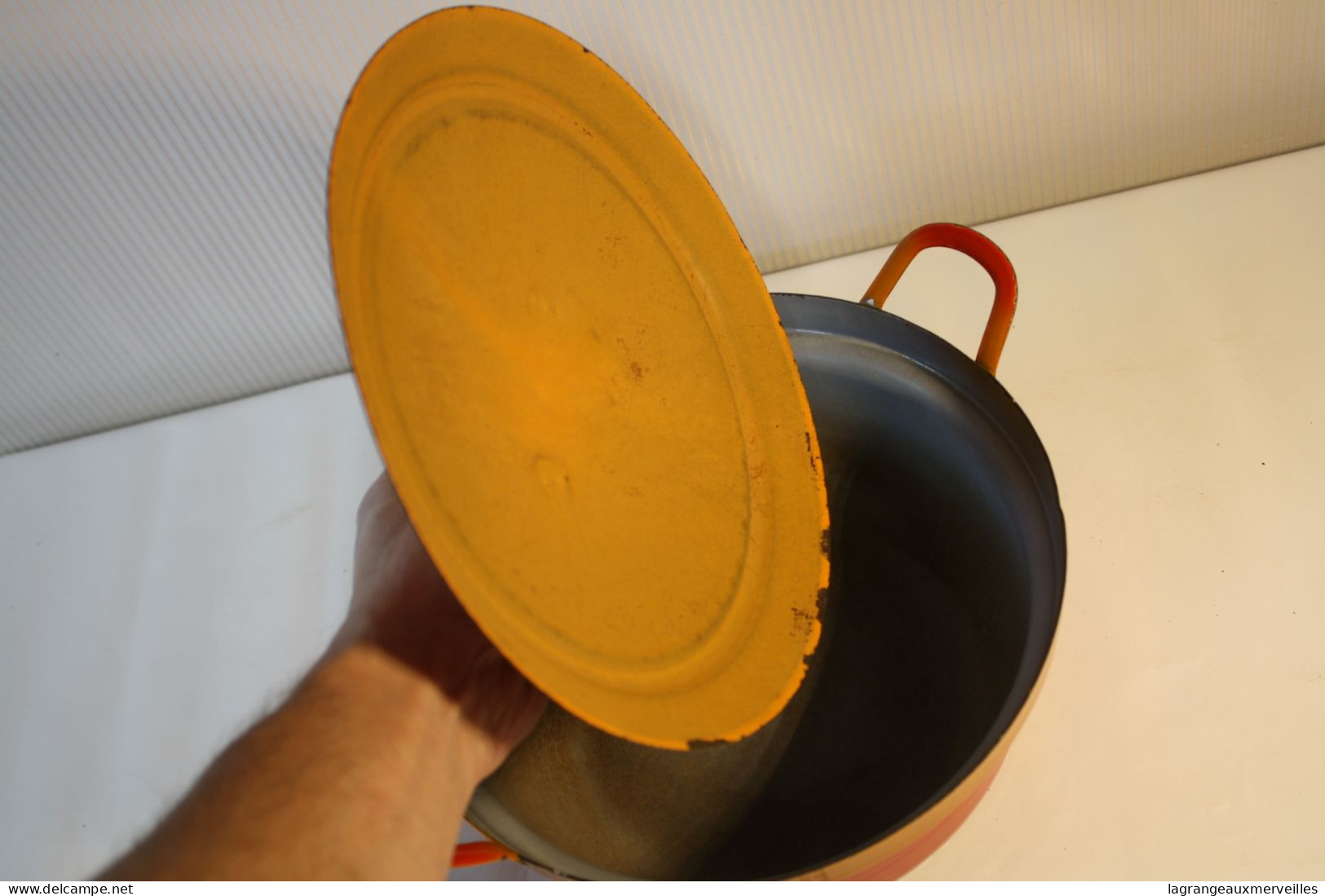 E2 Casserole Orange - Vintage - Auberge - Töpfe