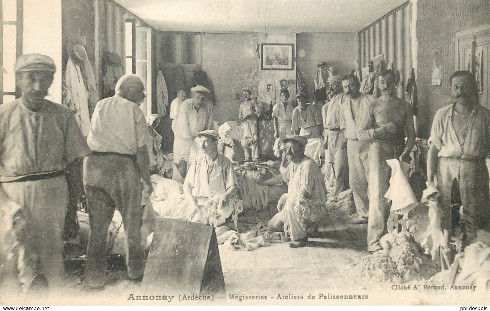 ARDECHE  ANNONAY  Mégisseries   Atelier De Palissonneurs - Annonay