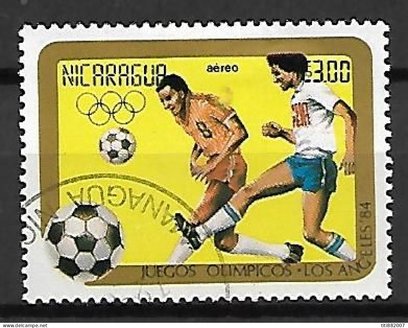 NICARAGUA       -     FOOTBALL     -      Oblitéré - Gebraucht