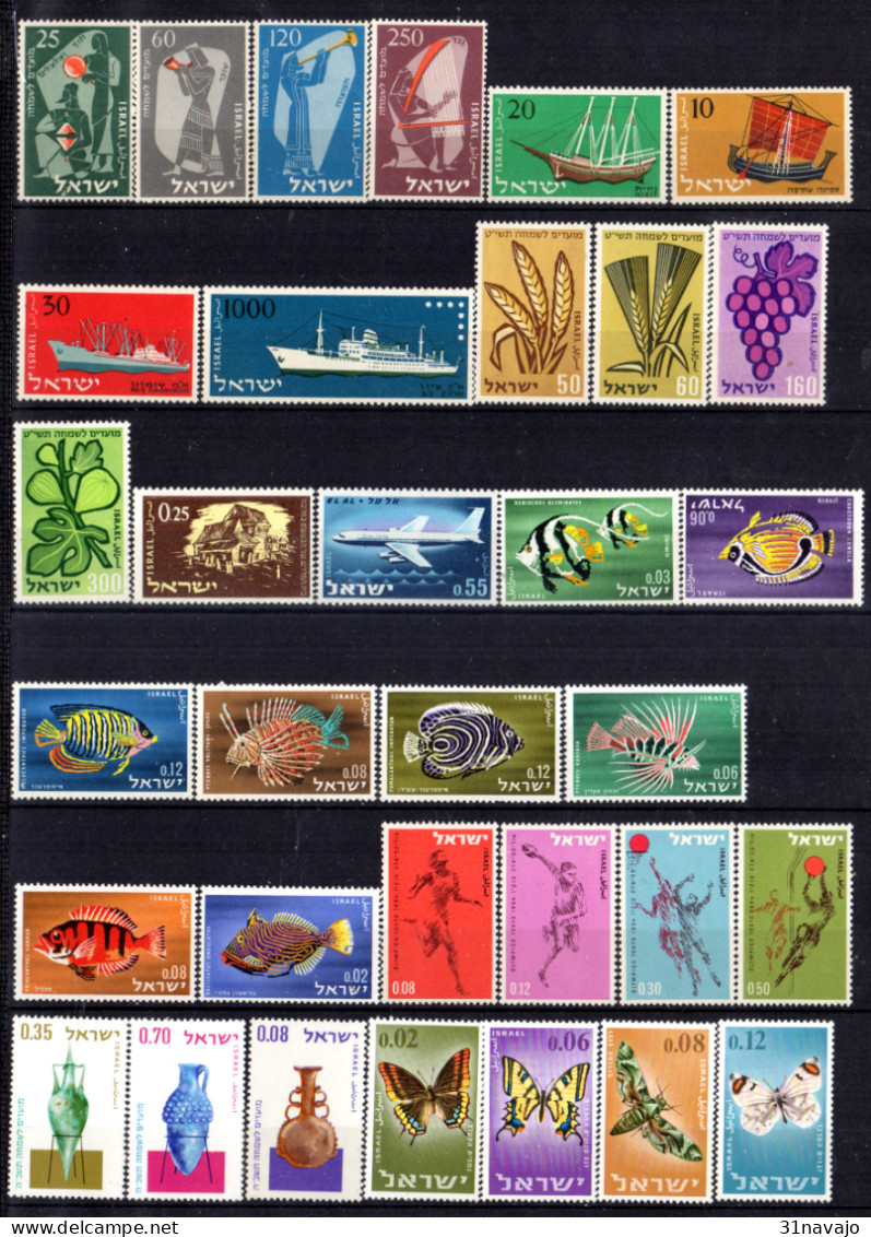 ISRAEL - Lot Timbres Neufs Sans Tab 1 - Collections, Lots & Series