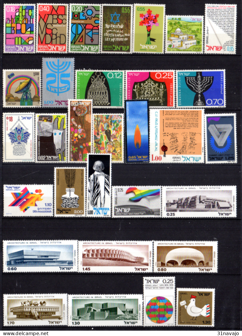 ISRAEL - Lot Timbres Neufs Sans Tab 1 - Collections, Lots & Séries