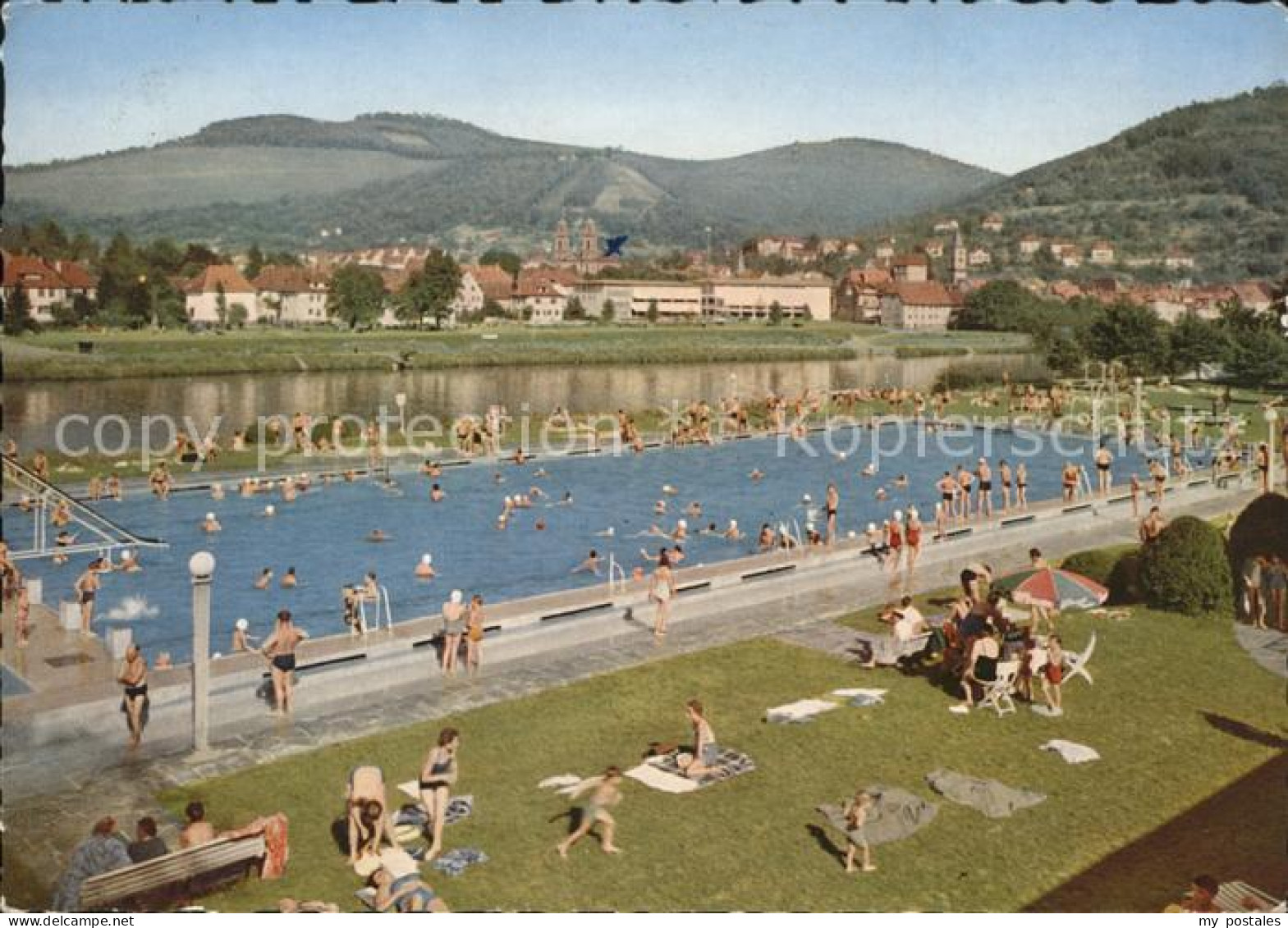 41582261 Eberbach Baden Strandbad Eberbach - Eberbach