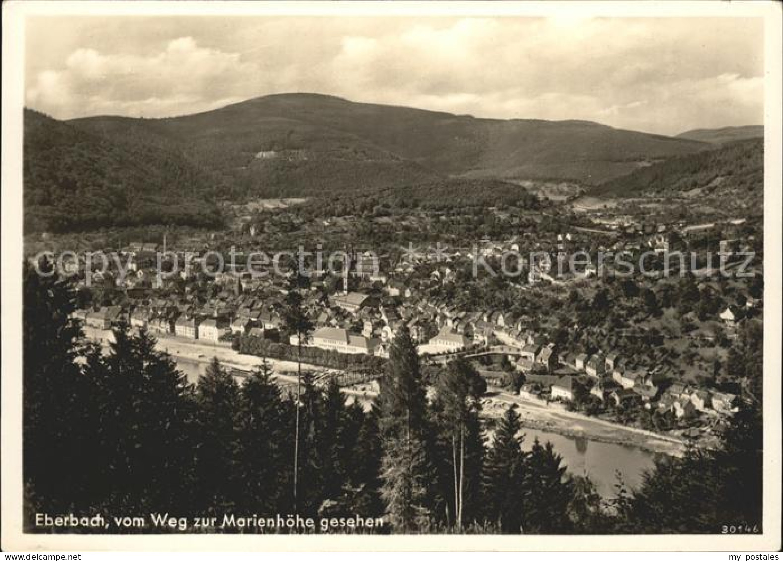 41582106 Eberbach Baden Von Der Marienhoehe Eberbach - Eberbach