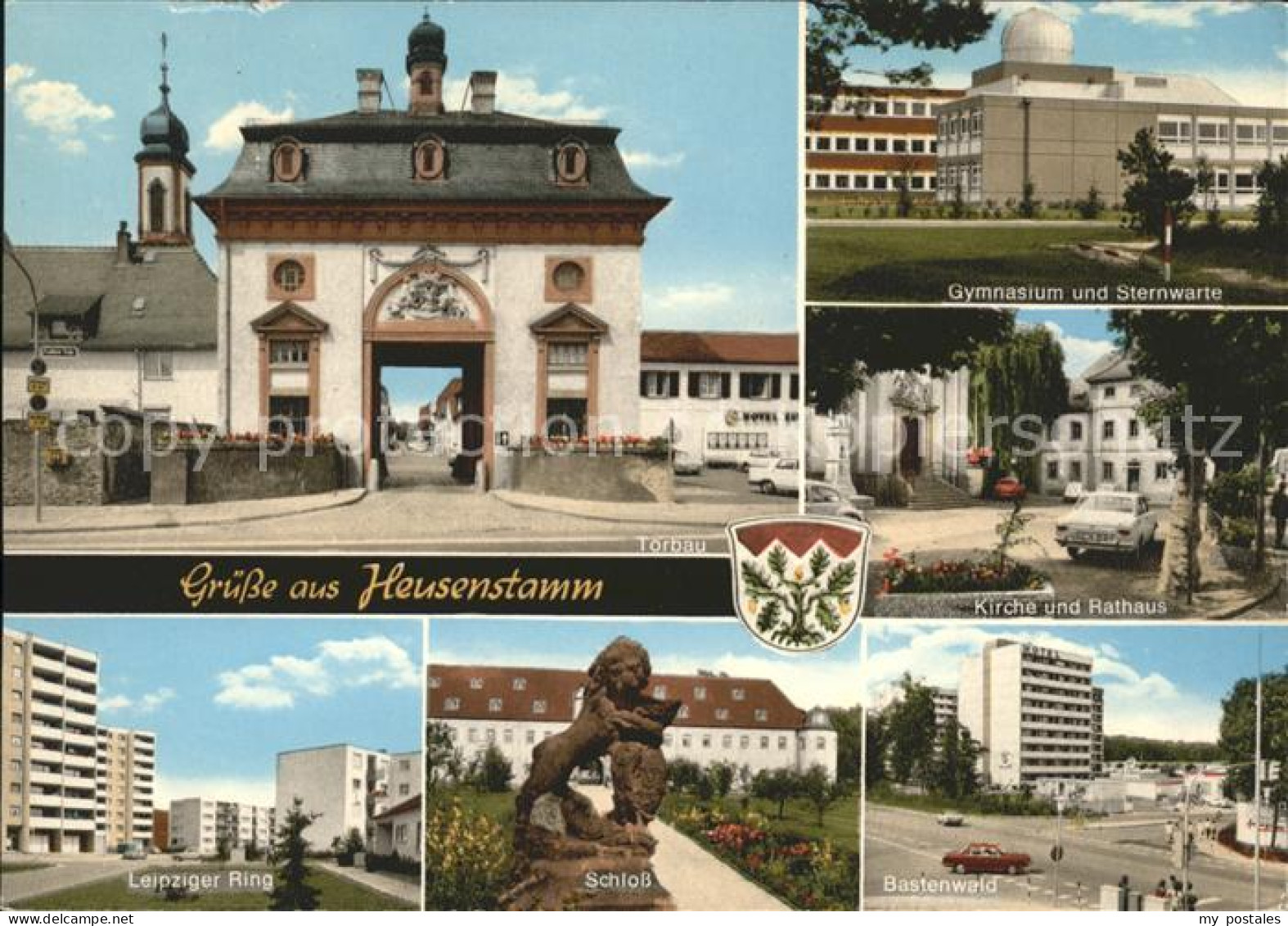 41582072 Heusenstamm Torbau Sternwarte Kirche Rathaus Leipziger Ring Schloss Bas - Heusenstamm