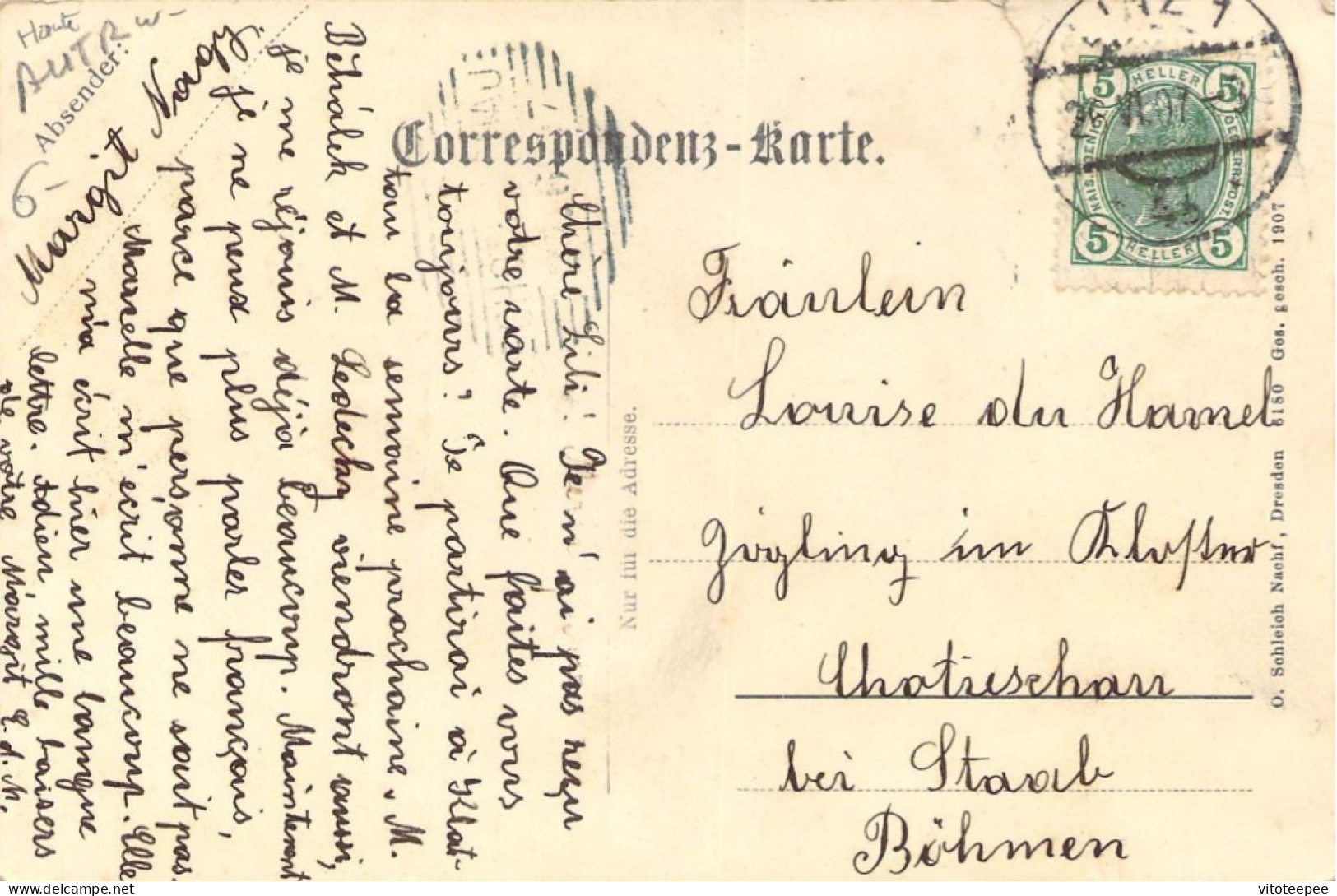 Autriche Österreich Taubermarkt Und Alter Dom Linz 1907 - Linz