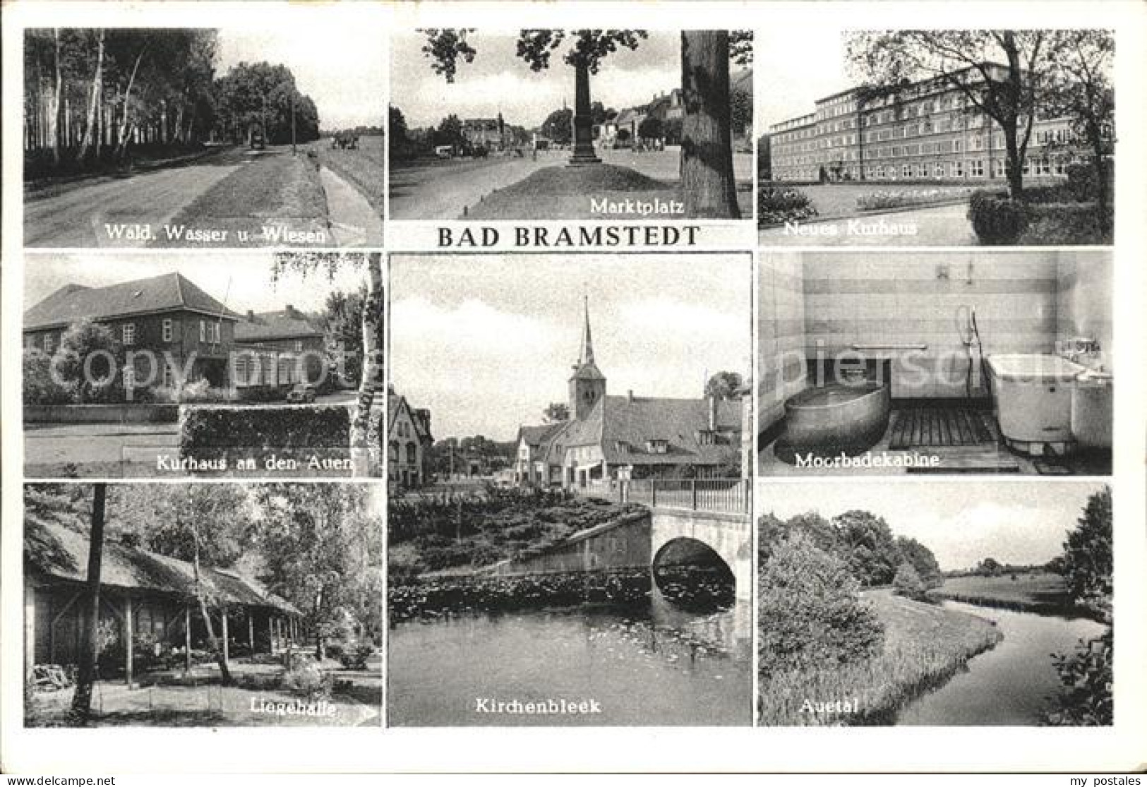 41582013 Bad Bramstedt Marktplatz Kurhaus Liegehalle Kiechenbleek Moorbadekabine - Bad Bramstedt