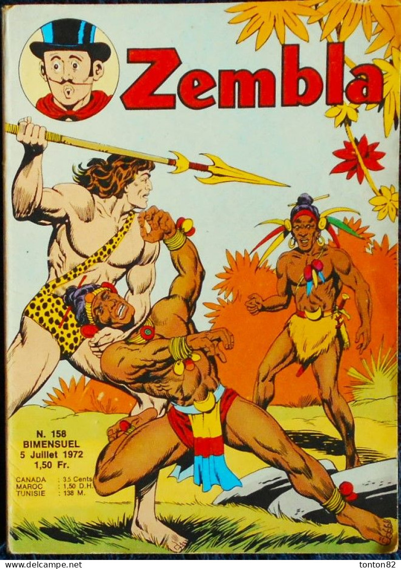 Zembla N° 158 - Collection LUG - ( 5 Juillet 1972 ) . - Zembla