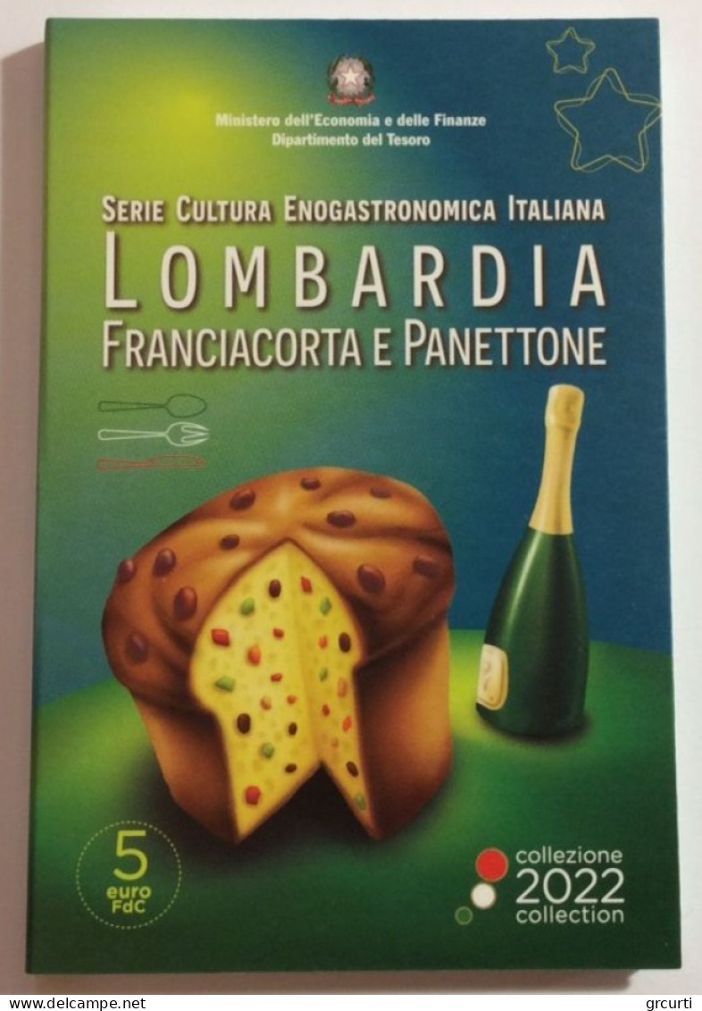 Italia - 5 Euro 2022 - Cultura Enogastronomica Italiana - Cultura Enogastronomica Italiana  - Lombardia - UC# 278 - Italie