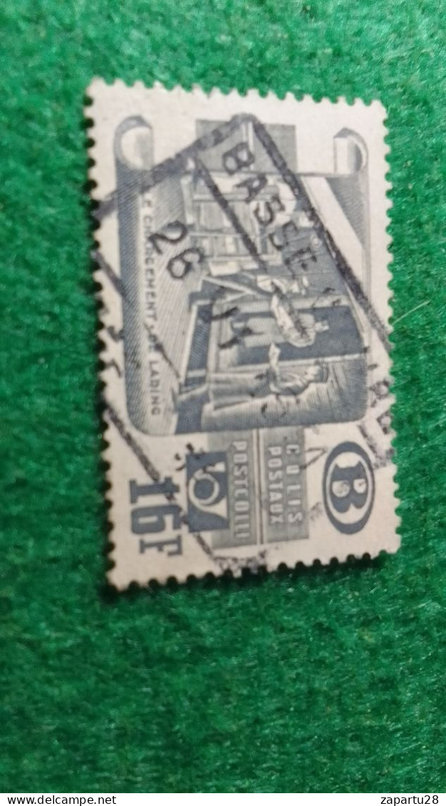 BELÇİKA-   DEMİRYOLU PAKET  POSTASI --1952-87-   16 FR.   DAMGALI - Used