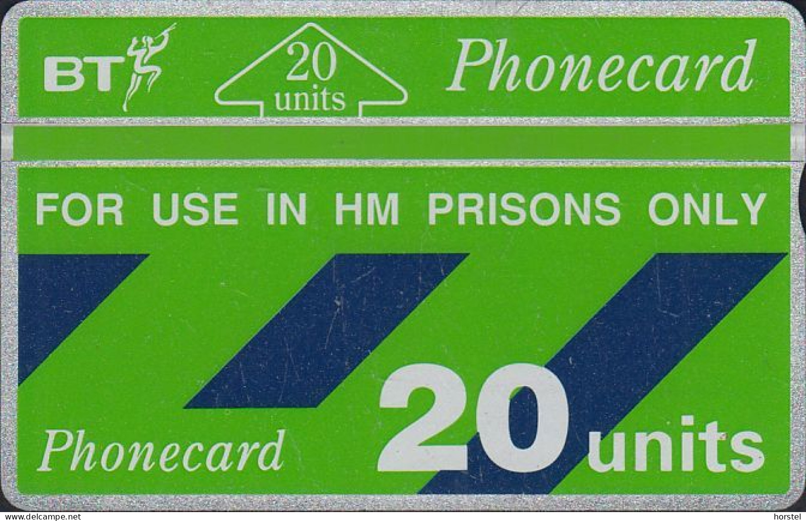 UK - British Telecom L&G H.M. Prison Card CUP004A  (127B)  20 Units - Prigioni
