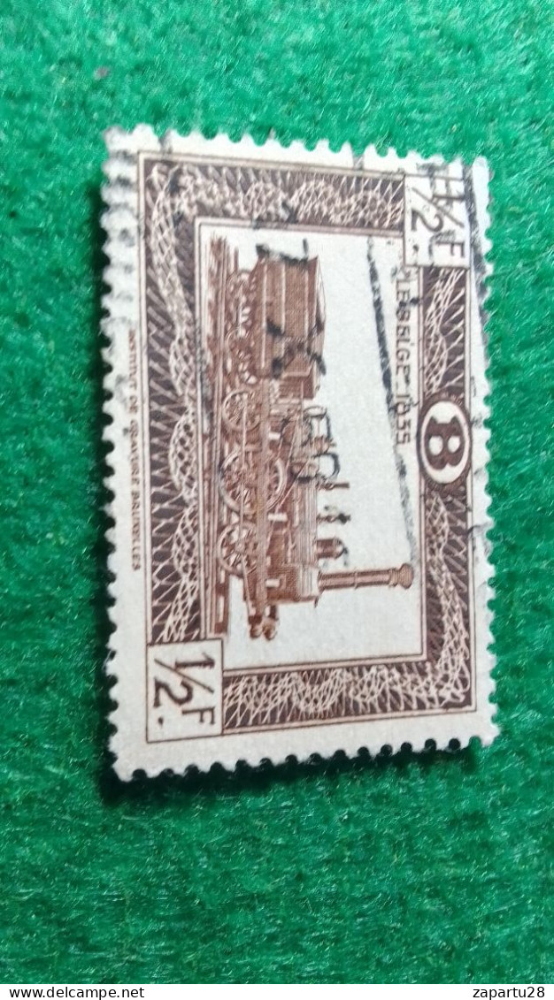 BELÇİKA-   DEMİRYOLU PAKET  POSTASI --1952-87-   1/2 FR.   DAMGALI - Used