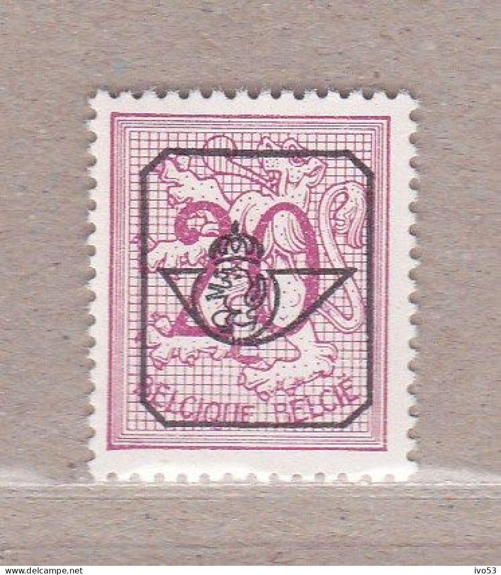 1967 Nr PRE784-P2** Zonder Scharnier:wit Papier.Heraldieke Leeuw:20c.Opdruk Type G. - Typografisch 1951-80 (Cijfer Op Leeuw)