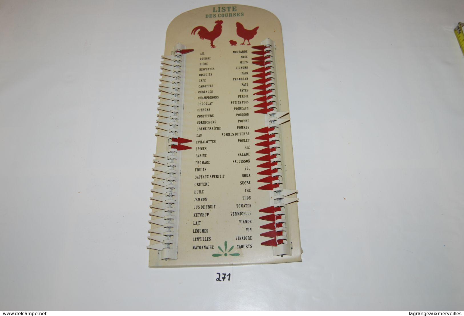 C271 Liste Des Courses Des Années 1980 - à Suspendre - Andere & Zonder Classificatie