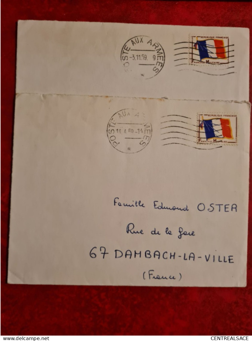 Lettre 1969 Flamme Poste Aux Armées  Franchise Militaire Sp 67808 - Other & Unclassified